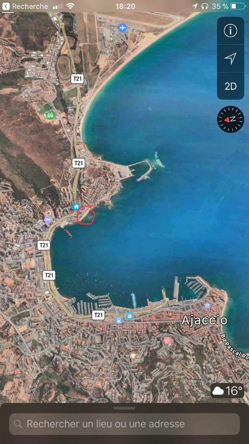 Studio Pieds Dans L'Eau Ajaccio  Exterior foto